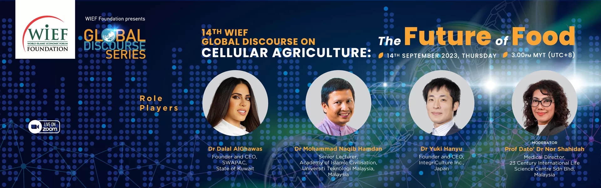 14TH WIEF GLOBAL DISCOURSE “Cellular Agriculture: The Future of